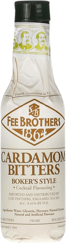 17,95 € 免费送货 | Schnapp Fee Brothers Bitter Cardamom 美国 小瓶 15 cl