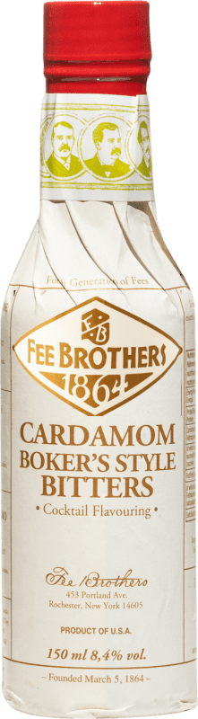 24,95 € Envoi gratuit | Schnaps Fee Brothers Bitters Boker's Style États Unis Petite Bouteille 15 cl Cardamom — Cardamome