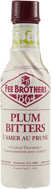 24,95 € 免费送货 | Schnapp Fee Brothers Bitter Plum 美国 小瓶 15 cl