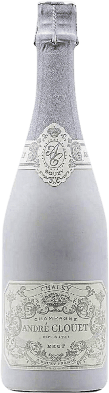 72,95 € 免费送货 | 白起泡酒 André Clouet Chalky Grand Cru A.O.C. Champagne 香槟酒 法国 Chardonnay 瓶子 75 cl