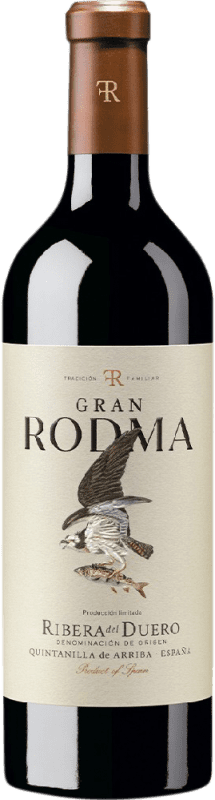 48,95 € 免费送货 | 红葡萄酒 Finca Rodma Gran Rodma D.O. Ribera del Duero 卡斯蒂利亚莱昂 西班牙 Tempranillo — 丹魄 75 cl