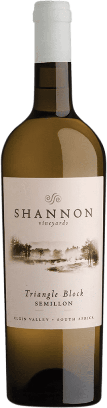 49,95 € Envio grátis | Vinho branco Shannon Vineyards Triangle Block A.V.A. Elgin Elgin Valley África do Sul Sémillon Garrafa 75 cl