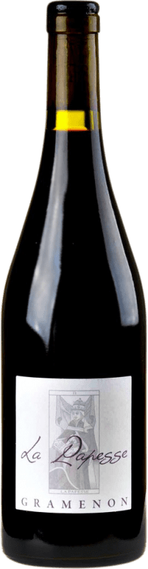 46,95 € Envío gratis | Vino tinto Gramenon Le Papesse A.O.C. Côtes du Rhône Rhône Francia Syrah, Garnacha Botella 75 cl