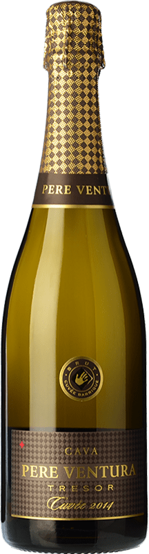 29,95 € 送料無料 | 白スパークリングワイン Pere Ventura Tresor Cuvée Brut グランド・リザーブ D.O. Cava カタロニア スペイン Xarel·lo, Chardonnay ボトル 75 cl