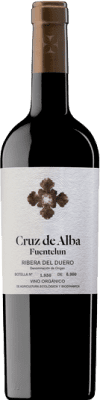 29,95 € 免费送货 | 红酒 Cruz de Alba Fuentelun 预订 D.O. Ribera del Duero 卡斯蒂利亚莱昂 西班牙 Tempranillo 瓶子 75 cl