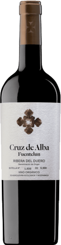 29,95 € Envío gratis | Vino tinto Cruz de Alba Fuentelun Reserva D.O. Ribera del Duero Castilla y León España Tempranillo Botella 75 cl