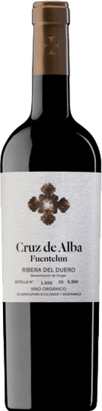 31,95 € Kostenloser Versand | Rotwein Cruz de Alba Fuentelun Reserve — Gereift D.O. Ribera del Duero Kastilien und León Spanien Tempranillo Flasche 75 cl