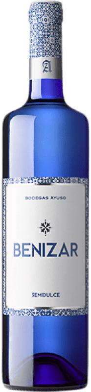 6,95 € Envio grátis | Vinho branco Ayuso Benizar Blanco Semi-seco Semi-doce D.O. La Mancha Castela-Mancha Espanha Garrafa 75 cl