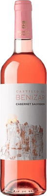 5,95 € Envío gratis | Vino rosado Ayuso Castillo de Benizar Rosado D.O. La Mancha Castilla la Mancha España Cabernet Sauvignon Botella 75 cl