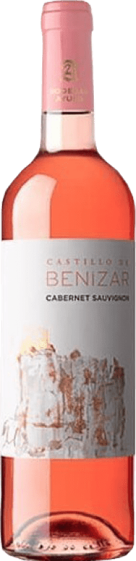5,95 € Free Shipping | Rosé Wine Ayuso Castillo de Benízar D.O. La Mancha Castilla la Mancha Spain Cabernet Sauvignon Bottle 75 cl
