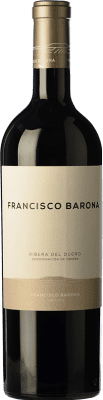 49,95 € Бесплатная доставка | Красное вино Francisco Barona D.O. Ribera del Duero Кастилия-Леон Испания Tempranillo, Grenache, Albillo бутылка 75 cl