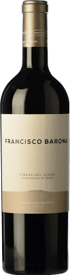 53,95 € Бесплатная доставка | Красное вино Francisco Barona D.O. Ribera del Duero Кастилия-Леон Испания Tempranillo, Grenache, Albillo бутылка 75 cl