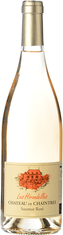 13,95 € Envoi gratuit | Vin Rosé Château de Chaintres Les Hirondelles Rosé Jeune A.O.C. Coteaux de Saumur Loire France Cabernet Franc 75 cl