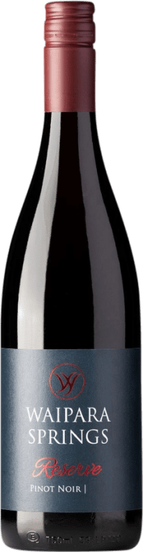 27,95 € Envio grátis | Vinho tinto Waipara Springs Premo I.G. Waipara Waipara Nova Zelândia Pinot Preto Garrafa 75 cl