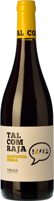 8,95 € 免费送货 | 红酒 Moacin Tal Com Raja Negre D.O. Terra Alta 加泰罗尼亚 西班牙 Grenache 瓶子 75 cl