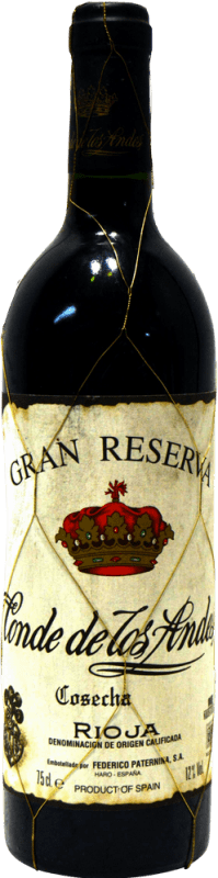 57,95 € Free Shipping | Red Wine Paternina Conde de los Andes Grand Reserve — Long Barrel-Aged 1991 D.O.Ca. Rioja The Rioja Spain 75 cl Collector's Item Not for Consumption