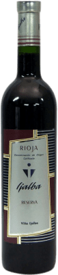 17,95 € 免费送货 | 红酒 Viña Ijalba 收藏家标本 预订 D.O.Ca. Rioja 拉里奥哈 西班牙 Tempranillo, Graciano 瓶子 75 cl