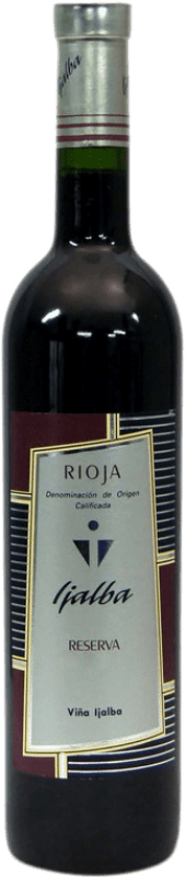 18,95 € Envio grátis | Vinho Tinto Viña Ijalba Reserva D.O.Ca. Rioja La Rioja Espanha Tempranillo, Graciano Garrafa 75 cl Exemplar de colecionador Não Próprio para Consumo