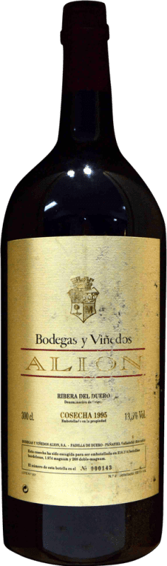 638,95 € 送料無料 | 赤ワイン Alión コレクターの標本 予約 1995 D.O. Ribera del Duero カスティーリャ・イ・レオン スペイン Tempranillo ボトル Jéroboam-ダブルマグナム 3 L