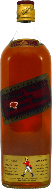 125,95 € Envío gratis | Whisky Blended Johnnie Walker 1.125 L Ejemplar Coleccionista 1970's Reino Unido Botella 1 L