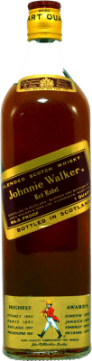 125,95 € Envío gratis | Whisky Blended Johnnie Walker 1 Quart 0.946 L Ejemplar Coleccionista 1970's Reino Unido Botella 1 L