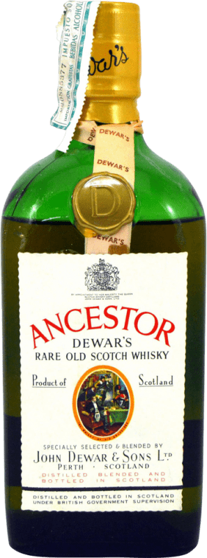 343,95 € 免费送货 | 调和威士忌 Dewar's Ancestor 1970's Rare — 稀有 Old — 陈年 英国 70 cl 收藏品 不可食用