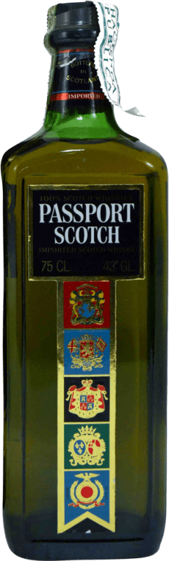 22,95 € Free Shipping | Whisky Blended Passport Scoth Estuchado Collector's Specimen United Kingdom Bottle 75 cl