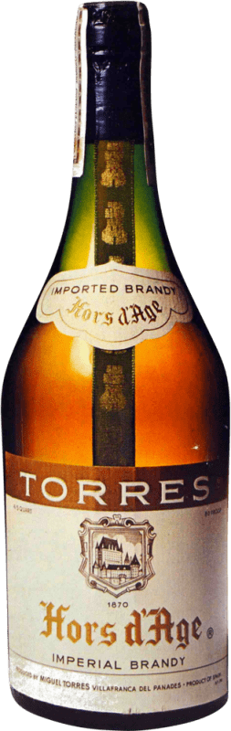 86,95 € Spedizione Gratuita | Brandy Miguel Torres 1970's 73 cl Hors d'Âge — Oltre XO D.O. Jerez-Xérès-Sherry Andalusia Regno Unito Bottiglia 72 cl Esemplare da Collezione Non Idoneo al Consumo