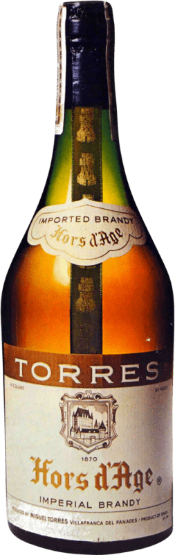 88,95 € Envío gratis | Brandy Miguel Torres Hors d'Age 73 cl Ejemplar Coleccionista 1970's D.O. Jerez-Xérès-Sherry Andalucía Reino Unido Botella 72 cl