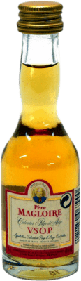 2,95 € Spedizione Gratuita | Calvados Père Magloire Debrise Dulac et Cie V.S.O.P. Esemplare da Collezione I.G.P. Calvados Pays d'Auge Francia Bottiglia Miniatura 5 cl