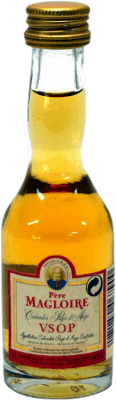 2,95 € Spedizione Gratuita | Calvados Père Magloire Debrise Dulac et Cie VSOP Very Superior Old Pale — Molto Superiore Vecchio I.G.P. Calvados Pays d'Auge Francia Bottiglietta Mignon 5 cl Esemplare da Collezione Non Idoneo al Consumo