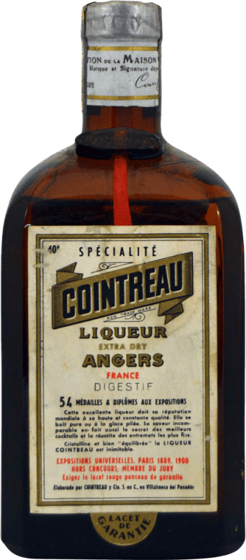 13,95 € Free Shipping | Spirits Cointreau Etiqueta Digestif Collector's Specimen Spain Bottle 75 cl