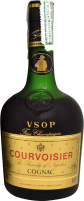104,95 € Envio grátis | Cognac Conhaque Courvoisier V.S.O.P. con Estuche Espécime de Colecionador década de 1970 A.O.C. Cognac França Garrafa 75 cl