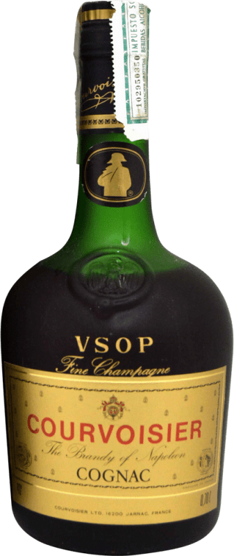 104,95 € Kostenloser Versand | Cognac Courvoisier V.S.O.P. con Estuche Sammlerexemplar aus den 1970er Jahren A.O.C. Cognac Frankreich Flasche 75 cl