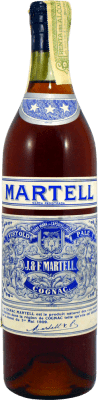 23,95 € Envío gratis | Coñac Martell 3 Stars Botella Alta 1960's A.O.C. Cognac Francia 75 cl Ejemplar Coleccionista No Apto para Consumo
