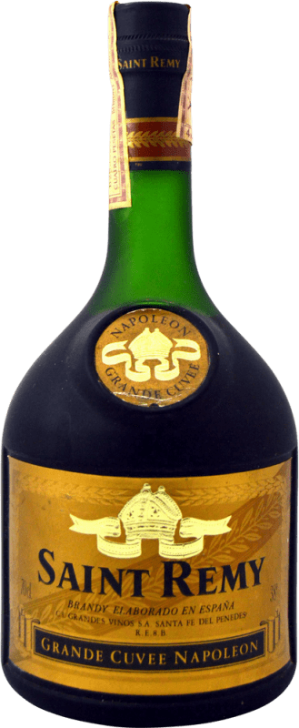 167,95 € Envío gratis | Brandy Grandes Vinos Saint Remy Cuvée Napoleón, Gran Reserva España 70 cl Ejemplar Coleccionista No Apto para Consumo