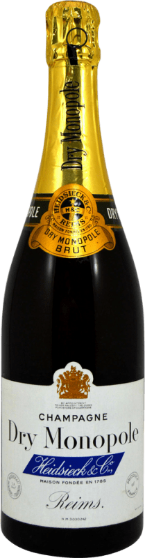 99,95 € 送料無料 | 白スパークリングワイン Piper-Heidsieck コレクターズ コピー 1970 年代 Brut A.O.C. Champagne シャンパン イギリス ボトル 75 cl