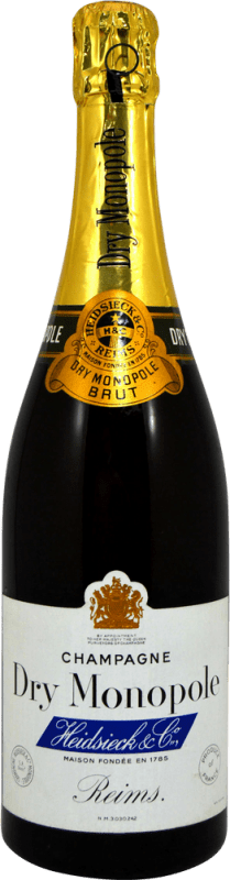 103,95 € 送料無料 | 白のスパークリングワイン Piper-Heidsieck 1970's Brut — ブリュット A.O.C. Champagne シャンパン フランス 75 cl コレクターズアイテム 飲食不可