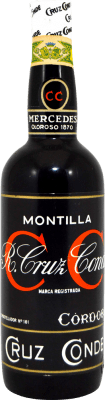 57,95 € Spedizione Gratuita | Vino fortificato Cruz Conde Mercedes Oloroso Esemplare da Collezione anni '70 Spagna Bottiglia 75 cl