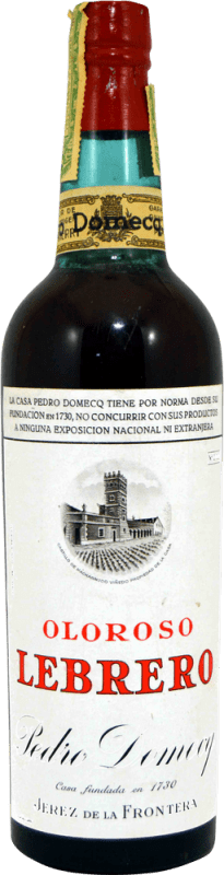 32,95 € 免费送货 | 强化酒 Pedro Domecq Jerez Oloroso Lebrero 珍藏版 1970 年代 西班牙 瓶子 75 cl