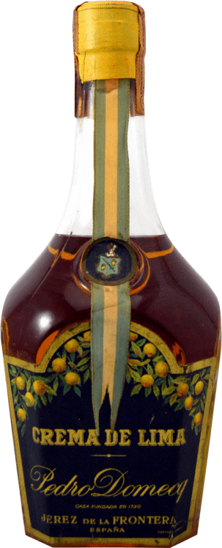 44,95 € Kostenloser Versand | Cremelikör Pedro Domecq Crema de Lima Sammlerexemplar aus den 1970er Jahren Spanien Flasche 75 cl