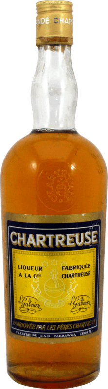 23,95 € Envío gratis | Licores Chartreuse Amarillo Ejemplar Coleccionista 1970's Francia Botella 70 cl
