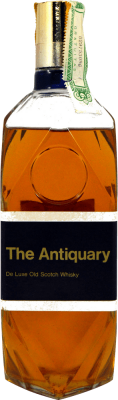 11,95 € Envio grátis | Whisky Blended The Antiquary Luxe Espécime de Colecionador década de 1970 Reino Unido Garrafa 75 cl