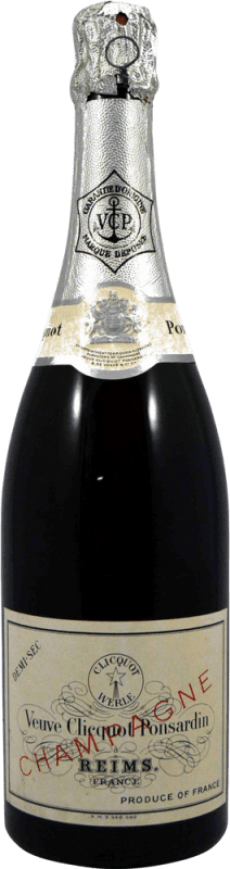 104,95 € Бесплатная доставка | Белое игристое Veuve Clicquot Ejemplar Coleccionista 1970's Полусухое Полусладкое A.O.C. Champagne шампанское Франция бутылка 75 cl