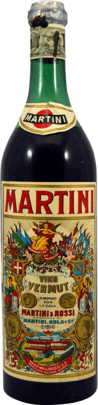 11,95 € 免费送货 | 苦艾酒 Martini 1960's 西班牙 1 L 收藏品 不可食用