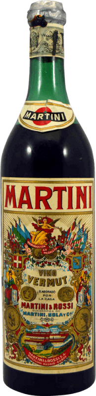 17,95 € Free Shipping | Vermouth Martini Collector's Specimen 1960's Spain Bottle 1 L