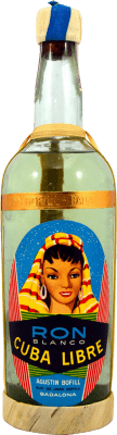 169,95 € 免费送货 | 朗姆酒 Agustín Bofill Cuba Libre Blanco 珍藏版 1970 年代 西班牙 瓶子 75 cl