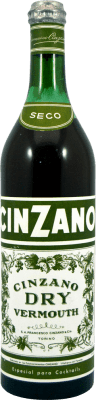 34,95 € Envío gratis | Vermut Cinzano 1960's Seco Italia 75 cl Ejemplar Coleccionista No Apto para Consumo