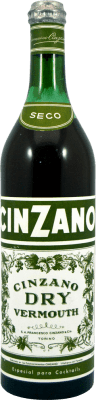 33,95 € Spedizione Gratuita | Vermut Cinzano Esemplare da Collezione anni '60 Secco Italia Bottiglia 75 cl