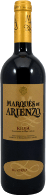 29,95 € 免费送货 | 红酒 Marqués de Arienzo 收藏家标本 预订 D.O.Ca. Rioja 拉里奥哈 西班牙 瓶子 75 cl